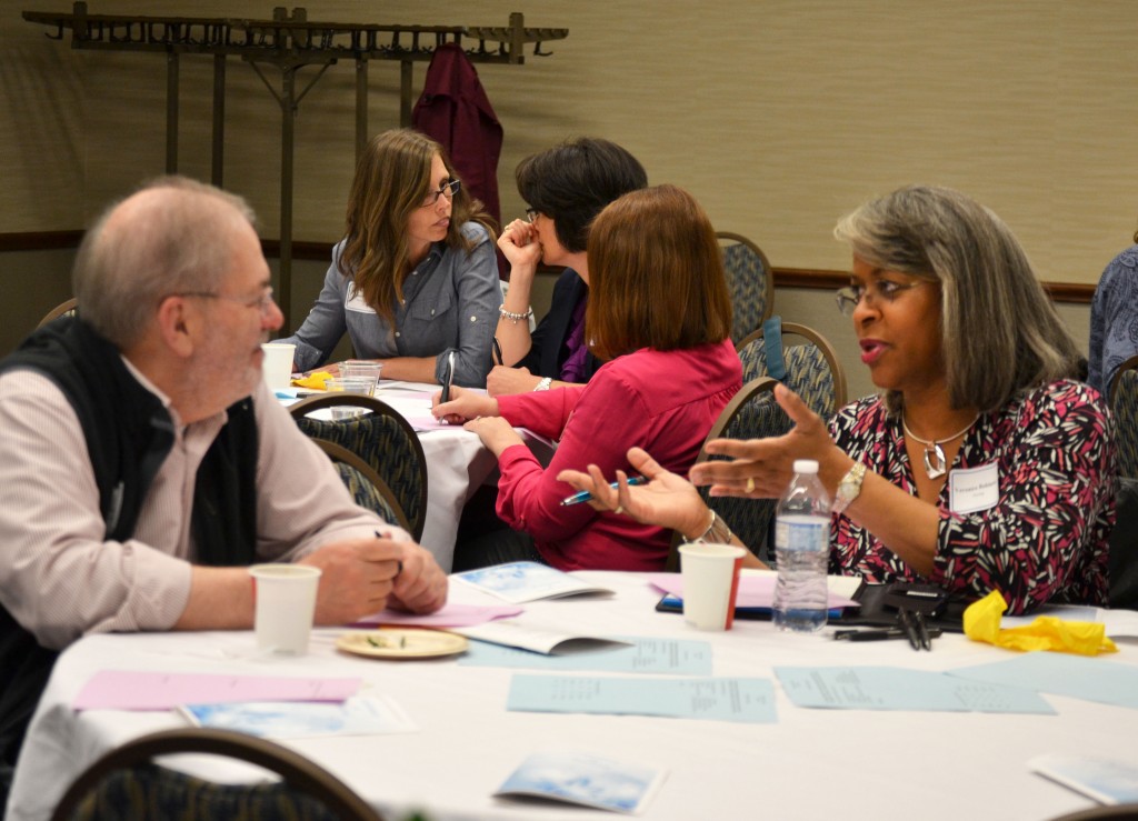 Faculty members share ideas on Teaching Moments at the 2016 Celebration of Teaching