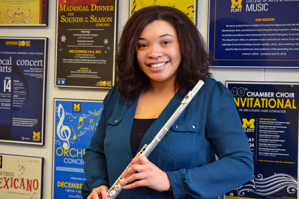 Kimberly Stewart of UM-Flint Music will be the featured soloist at the winter Wind Symphony concert