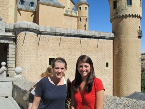 Elizabeth LeBlanc and Elizabeth Houbeck, Salamanca Castle