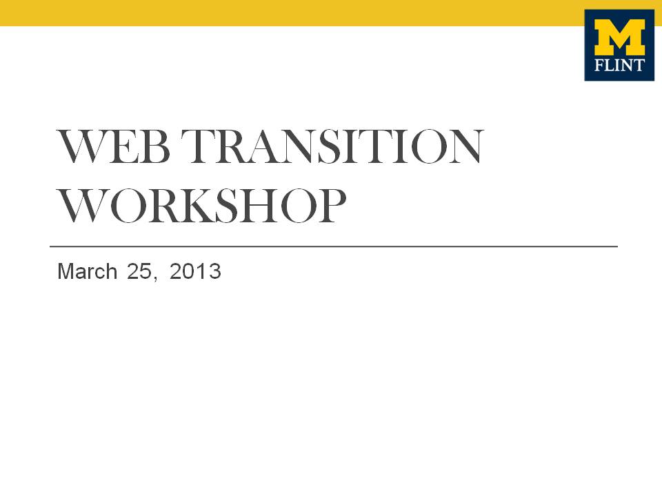 Transition-Workshop-Presentation