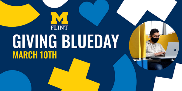 Giving blueday graphic