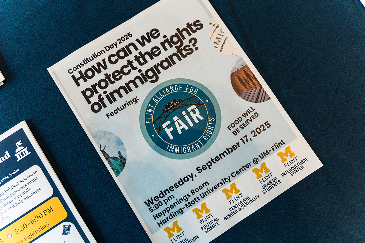 UM-Flint and FAIR Constitution Day event inspires community interest in protecting immigrant rights