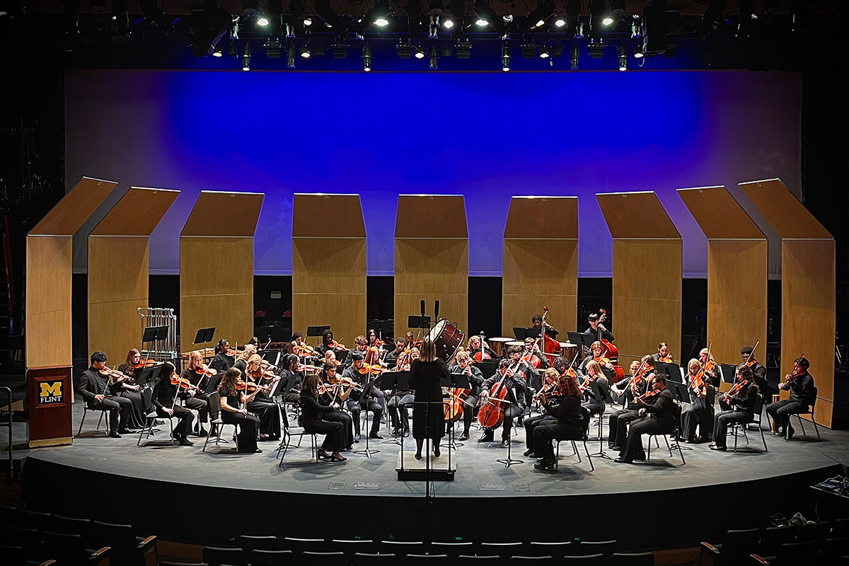 Over 1,000 student musicians came to UM-Flint and the energy was electric