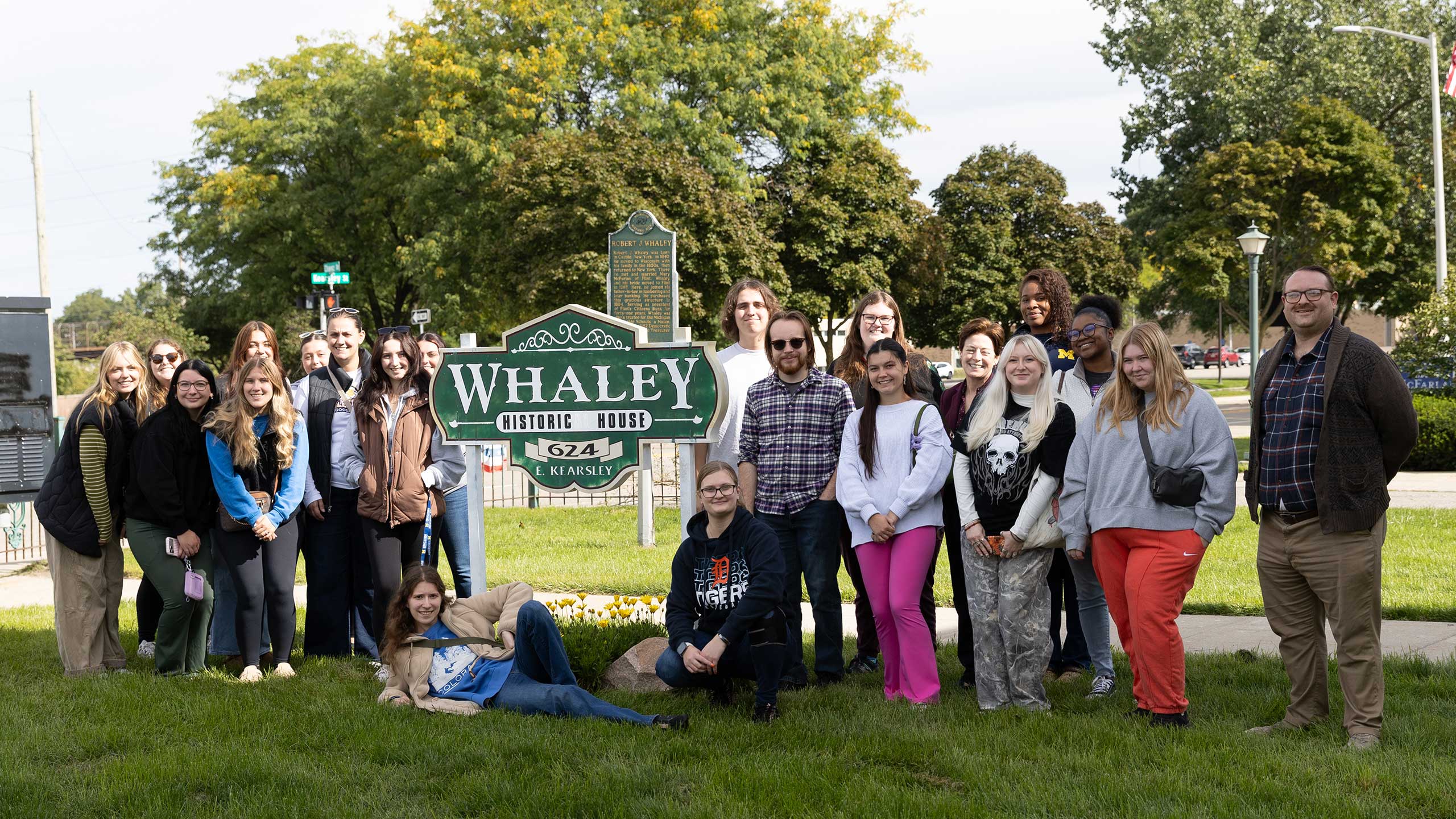 Education students walk into history at the Whaley Historic House Museum